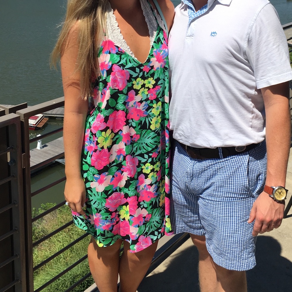 Pink Lilly summer floral dress